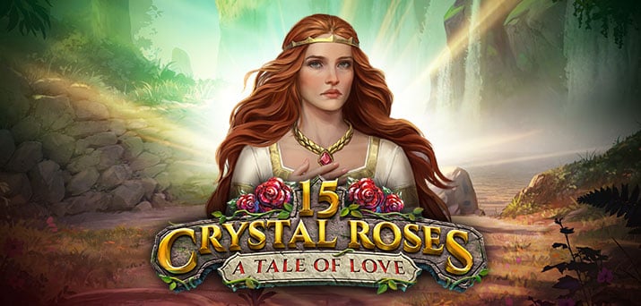 15 Crystal Roses A Tale of Love