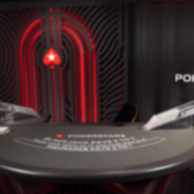 Interfaz de blackjack en PokerStars